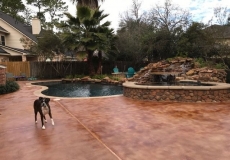 Stained Decking