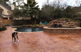 Stained Decking